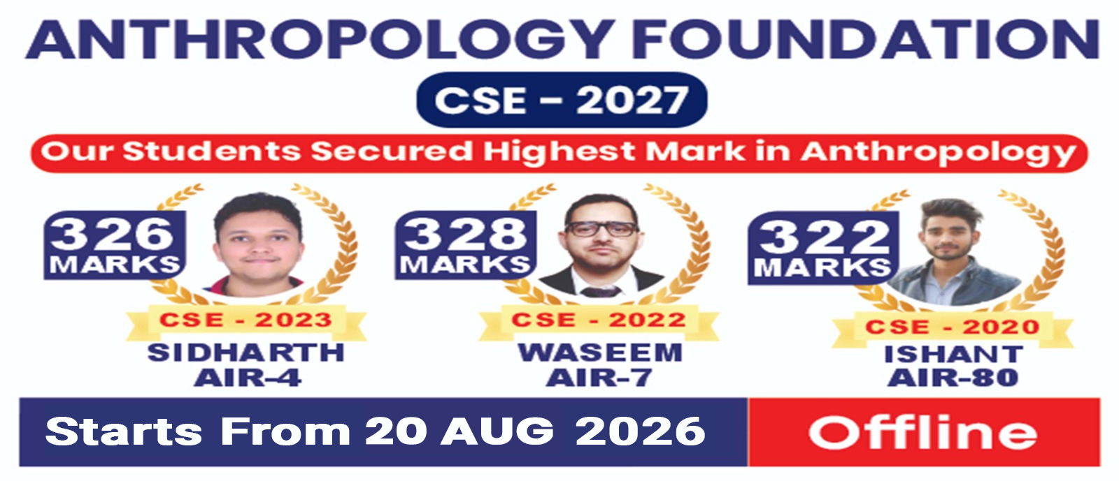 Anthropology Foundation CSE-2027 (OFFLINE) 20 August 2026