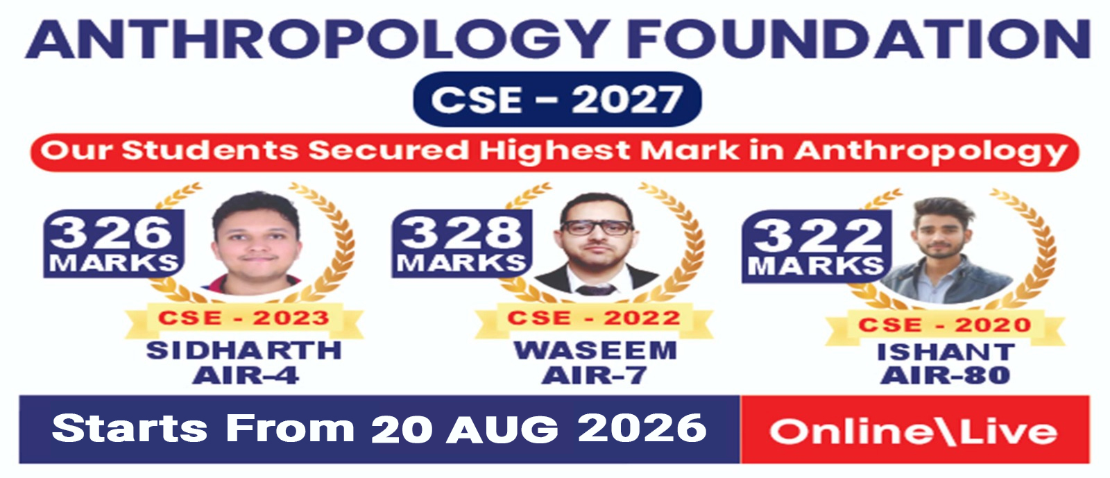 Anthropology Foundation CSE-2027 (ONLINE) 20 August 2026