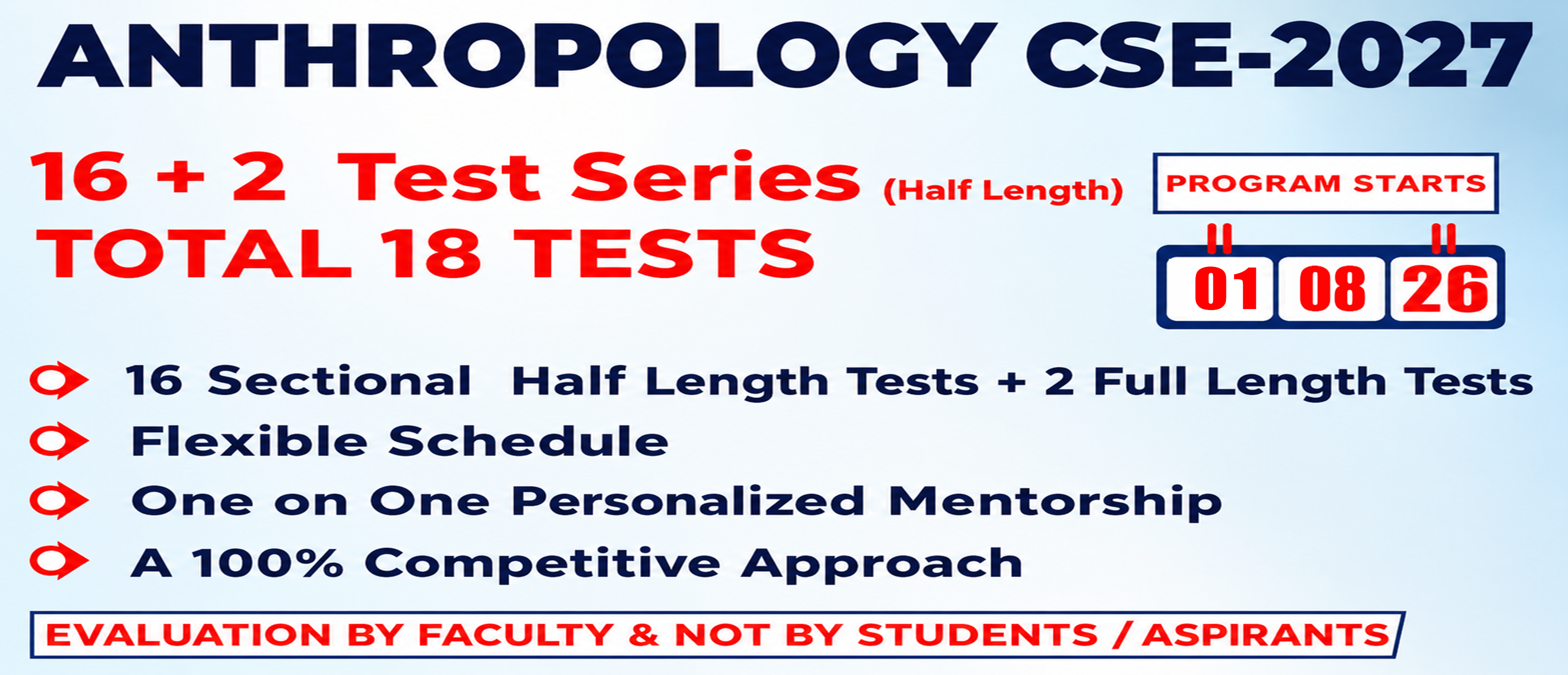 Anthropology Test Series (16+2)
