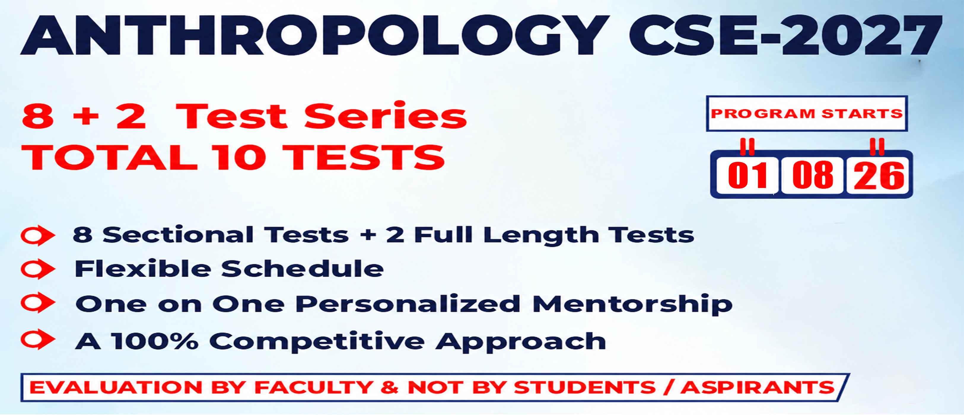 Anthropology Test Series (8+2)