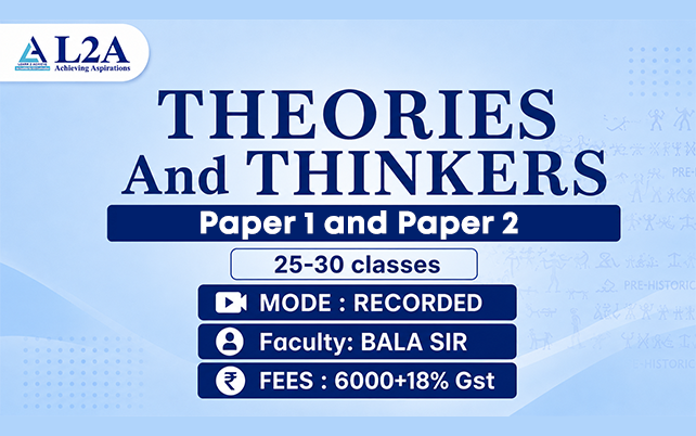 Only THEORIES And THINKERS  ( paper 1 and paper 2 ) 