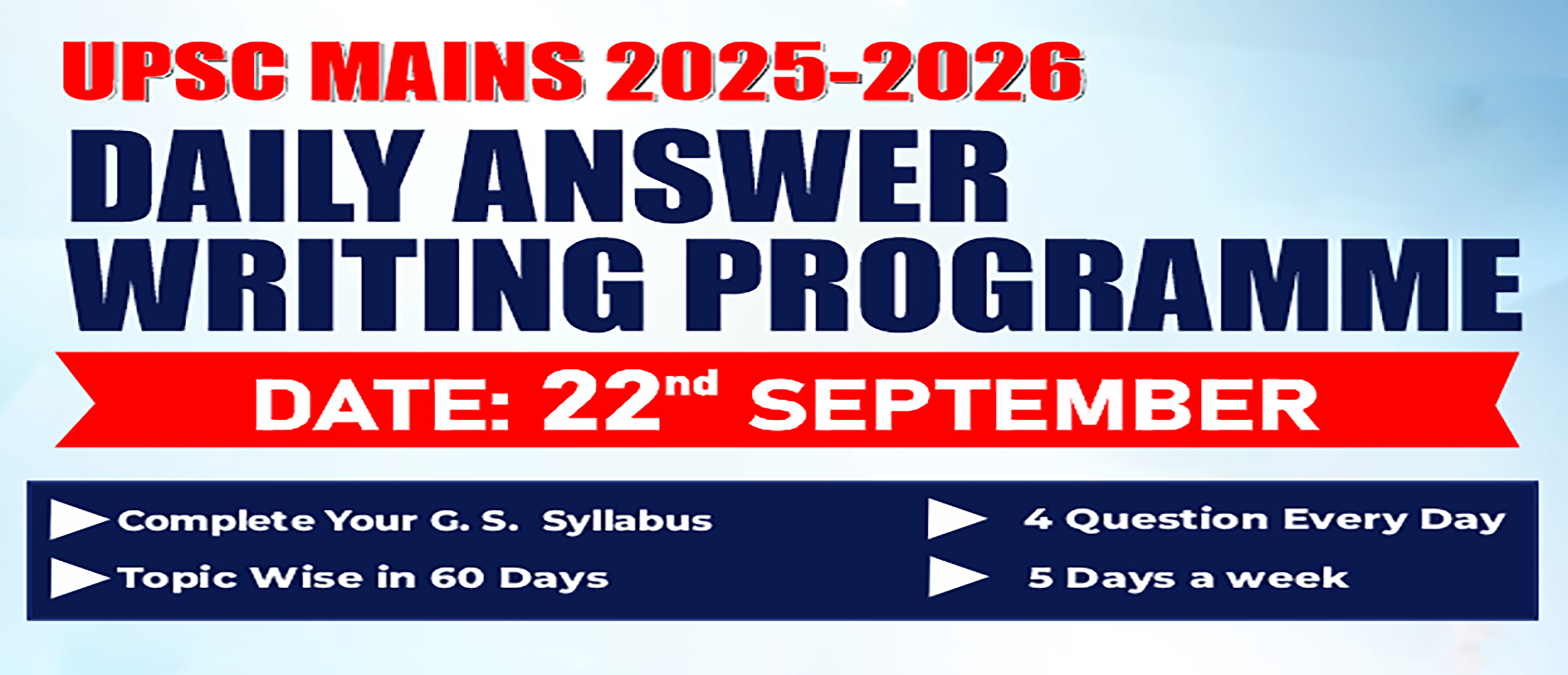 Master GS1 to GS4 Answer Writing in 60 Days – Target UPSC 2026
