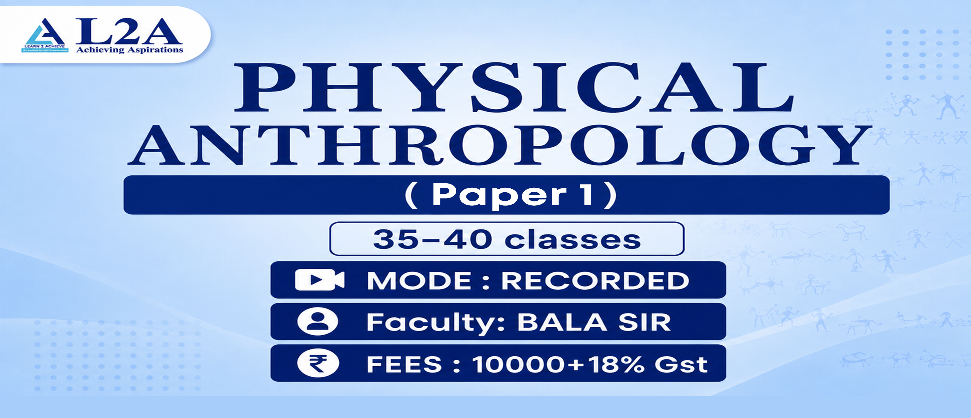Only PHYSICAL  ANTHROPOLOGY ( paper 1 ) 