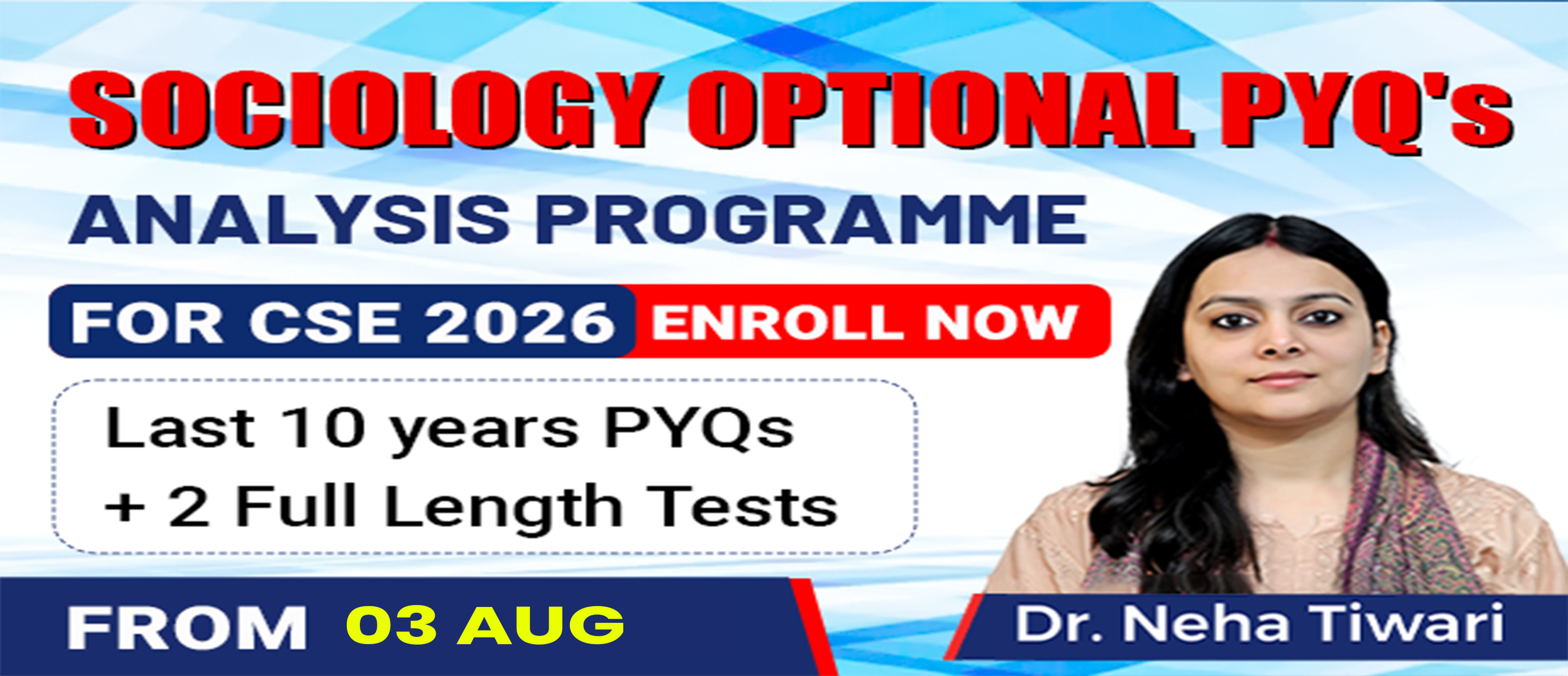 Sociology PYQs Analysis Program for CSE 2026