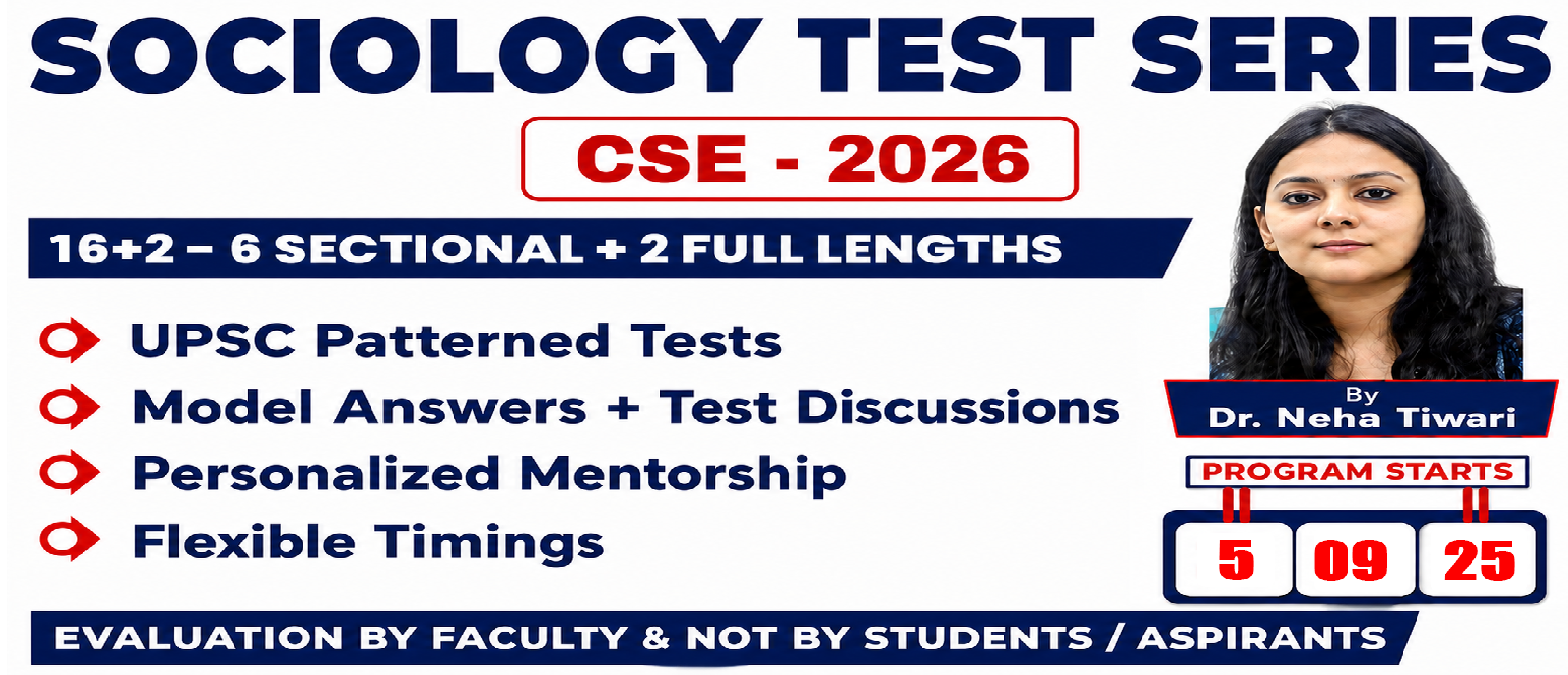 Sociology Test Series (16+2)