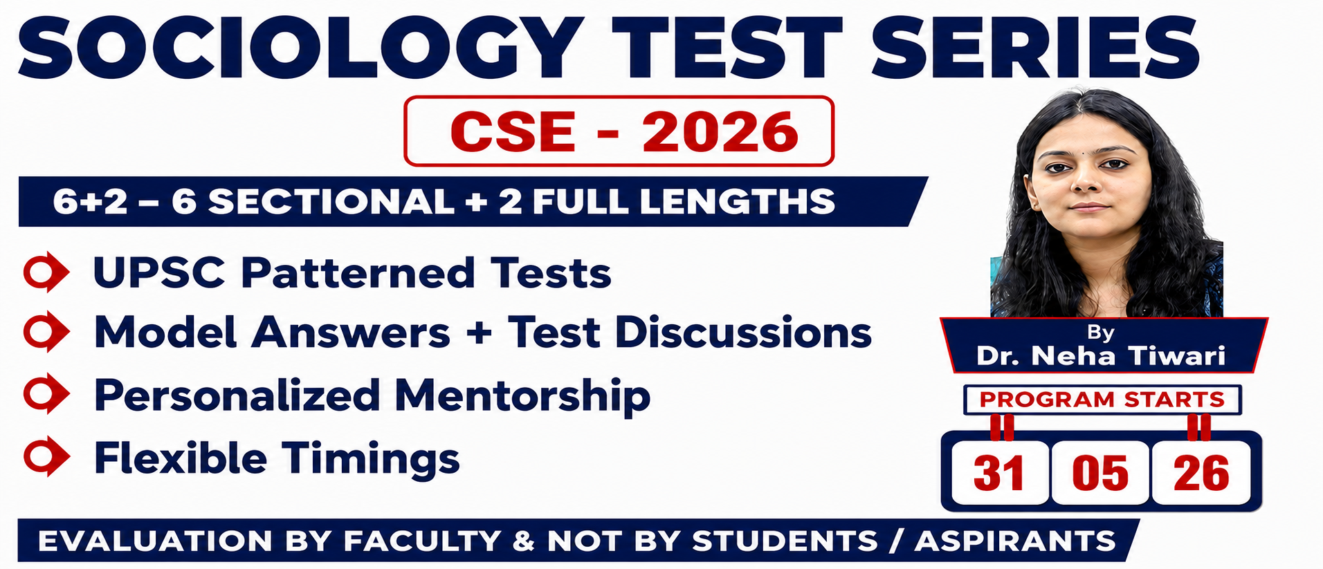 Sociology Test Series (6+2 )