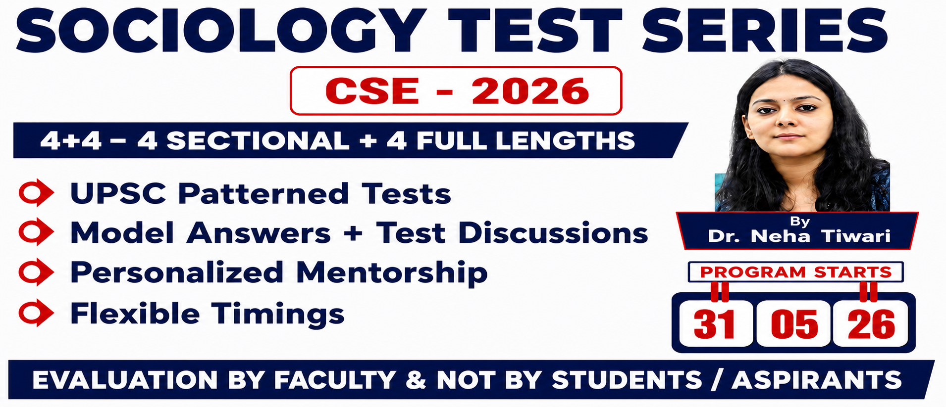 Sociology Test Series Mains (4+4)